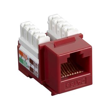 BLACK BOX CAT5E RED KEYSTONE JACK VALUE LINE (CAT5EJ-RD)