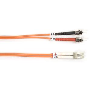 BLACK BOX FIBER PATCH CABLE 1M MM 62.5 ST TO LC Factory Sealed (FO625-001M-STLC)