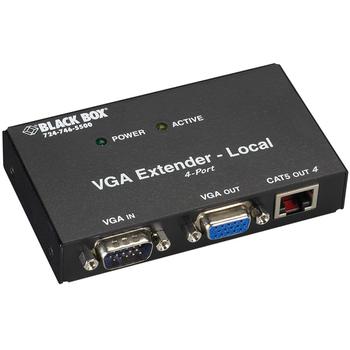 BLACK BOX VGA TRANSMITTER (4 PORT) (AC555A-4-R2)
