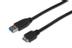 ASSMANN Electronic Digitus USB3.0 Cable USB A-MicroB. M/M. Black 5.0m