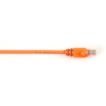 BLACK BOX 2FT CAT5E ORANGE MOLDED BOOT STRANDED PATCH CABLE VALUE LINE (CAT5EPC-002-OR)