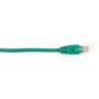 BLACK BOX 1FT CAT5E GREEN MOLDED BOOT STRANDED PATCH CABLE VALUE LINE