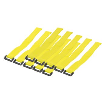 LOGILINK - Cable Tie with velco, yellow (KAB0015)