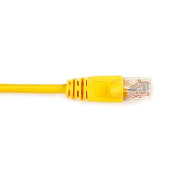 BLACK BOX 4FT CAT6 YELLOW MOLDED BOOT STRANDED PATCH CABLE VALUE LINE (CAT6PC-004-YL)