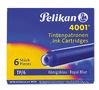 PELIKAN Ink cartridges TP6 Royal blue 6/box