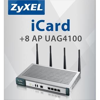ZYXEL License E-iCard 8 AP UAG 4100 - Upgrade from 8 APs to 16 APs for UAG 4100 WLAN Controller (LIC-EAP-ZZ0001F $DEL)