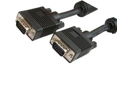 MediaRange VGA-Kabel Anschl. HD 15pin St/St 20.0m schwarz (MRCS117)