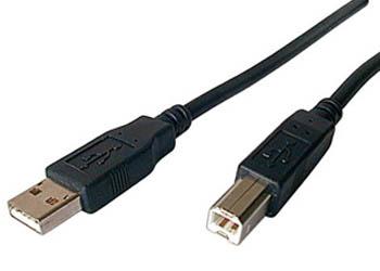 SHARKOON Kabel USB2.0 A-B bk 1,0m (4044951015252)