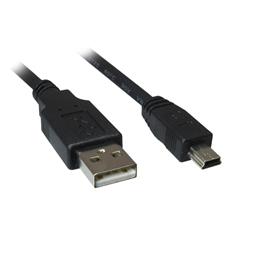 SHARKOON USB2.0 A-B Mini bk 1,0m (4044951015566)
