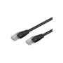 SHARKOON RJ45 Network cable CAT.5e SFTP black 0,25m