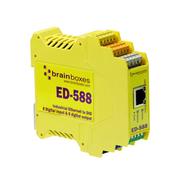 BRAINBOXES Ethernet to 8 Digital Inputs + 8 Digital Outputs