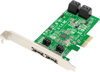 DAWICONTROL DC-624E RAID BLISTER 4-CHANNEL SATA 6G RAID PCIE LP CTLR (DC-624e RAID Blister)