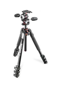 MANFROTTO 190 Kit Alu 4-Section Tripod  (MK190XPRO4-3W)
