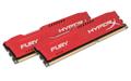 KINGSTON HyperX FURY Memory Red - 8GB Kit (2x4GB) - DDR3 1600MHz CL10 DIMM