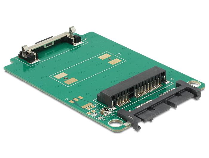 Delock - Converter Micro SATA 16 Pin > mSATA full size - Diskkontroller - SATA 3Gb/s - SATA 3Gb/s