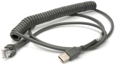 DATALOGIC Cable, USB, Type A Coiled (CAB-524)
