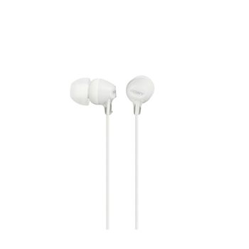 SONY IN-EAR HEADSET WITH MIC MDREX15APW.CE7 WHITE CONS (MDREX15APW.CE7)