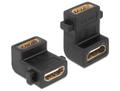 Adapter HDMI-A -> HDMI-A Bu/Bu 90°gewinkelt