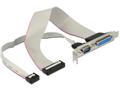 DELOCK Slotblech für je 1x Parallel/Serial Port intern zu extern