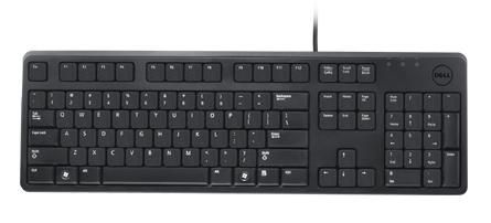 WYSE Dell KB212-B USB Keyboard for Dell T, D, P,  Z class and Xenith 2/Xenith Pro 2. (Black colour) Turkish (K1784)