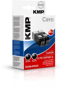 KMP C89D ink cartridge sw DP comp. with Canon PGI-550PGBK (1518,0021)