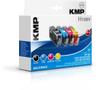 KMP Compatibel HP 364 Inktcartridge N9J73AE Zwart, cyaan, magenta, geel Multipak  4 Stuks