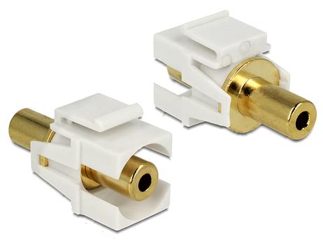 DELOCK Keystone Klinke 3,5mm -> Klinke 3,5mm Bu/Bu (86336)