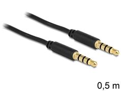 DELOCK Audiokabel 3,5mm Klinke -> 3,5mm Klinke St/St 0.50m