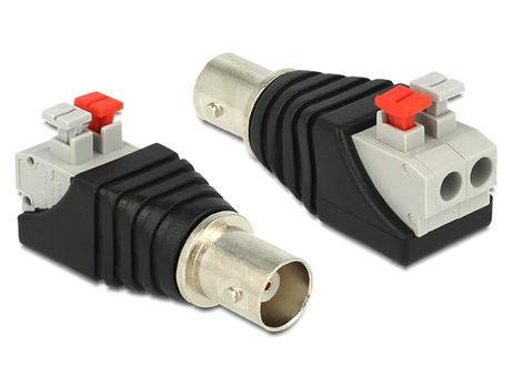 DELOCK Adapter Terminalblock 2Pin -> BNC Buchse (65526)
