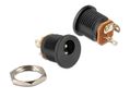 DELOCK Installation socket DC 2.1 x 5.5 mm soldering version