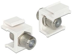 DELOCK Keystone F-Buchse -> F-Buchse