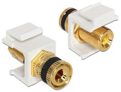 DELOCK Keystone module binding post > thread nut black