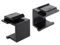 DELOCK Keystone Abdeckung 4 Stk schwarz