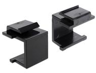 DELOCK Keystone Abdeckung 4 Stk schwarz (86321)