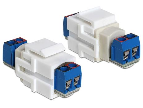 DELOCK Keystone Terminalblock -> Terminalblock (86323)