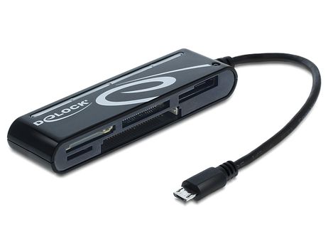 DELOCK Micro USB OTG Card Reader 5 Slot Kortlæser USB (91732)