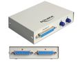 DELOCK Data Switch 2-port 2x Parallel D-Sub25Pin ->1x Bu/Bu