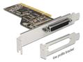 DELOCK PCI Card 1x Parallel inkl. low Profile Blende