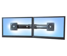 ERGOTRON n Dual Monitor & Handle Kit - Mounting kit (handle, 2 mounting brackets, bow mounting arm, mounting hardware) for 2 LCD displays - black - screen size: up to 26" - for P/N: 45-353-026