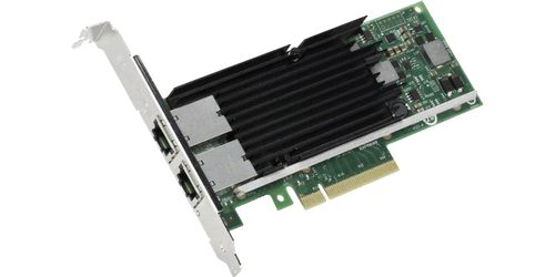 INTEL X540T2BLK Server Adapter 2Port 10GBase-T RJ-45 Copper RJ-45 PCIe 2.1 x8 x16 low profile full height bulk (X540T2BLK)