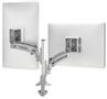 CHIEF MFG K1C210S | Kontourâ„¢ K1C Dynamic Column Mount, 2 Monitors | VESA 75x75-100x100 | Max 11.3kg | Desk clamp | Silver
