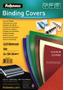 FELLOWES Binding cover (leather pattern) DELTA A4, red - FSC, 100 pcs