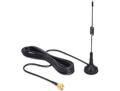 DELOCK ISM Antenne 433 MHz SMA 3dBi omni starr Standfuß
