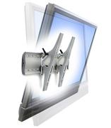 Ergotron TM Tilting Wall Mount monteringssett - Patented Constant Force Technology - for flatpanel - sølv