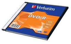 VERBATIM DVD-R 4.7GB 16x SLIM