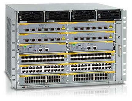 Allied Telesis ALLIED Switchblade x8106 switch chassis 12 slot rack mount modular design Includes Fan tray (AT-SBx8112)