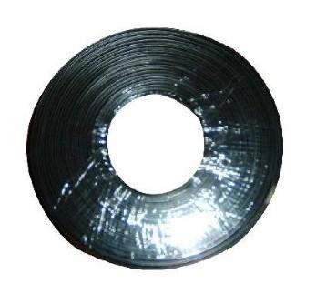 GEMBIRD flat telephone cable stranded wire 100m, black (TC1000S-100M-B)