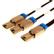 QUANTUM SAS Interface Y-Cable 2 x SFF-8088-to-1 x SFF-8088 6.5 ft (2 m) Fan-out cable connects two LTO-3 (3Gb/s) LTO-