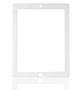 GuardEX Shield for iPad 2/3/4 White