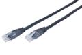 GEMBIRD patchcord RJ45, cat.5e, UTP, 0.25m, black